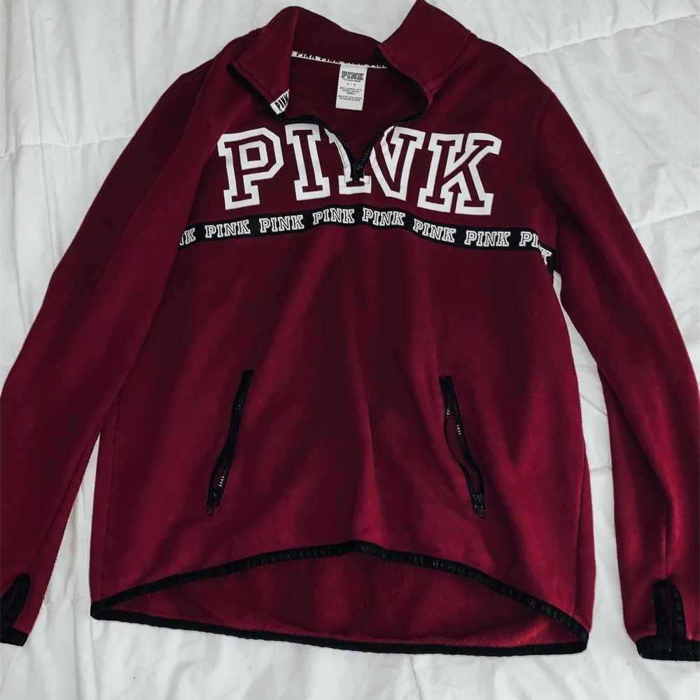 Pink Maroon Sweatshirt
